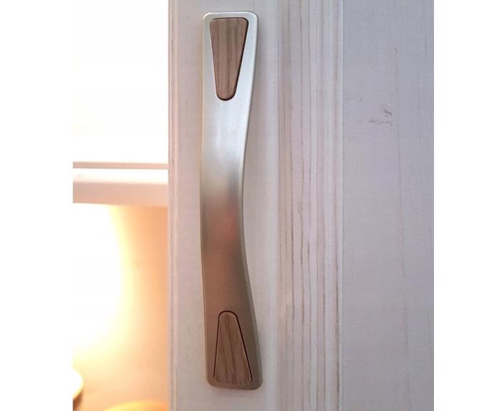 Fotogalerie D60ZL (60 cm) levá, vysoká skříňka pro vestavnou lednici kuchyňské linky Sicília - bílá