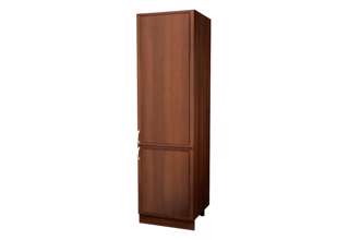 D60ZL (60 cm) pravá, vysoká skříňka pro vestavnou lednici kuchyňské linky Sicília - ořech