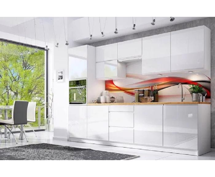 Fotogalerie G45 pravá  (45 cm), horní skříňka kuchyňské linky Aspen - šedá