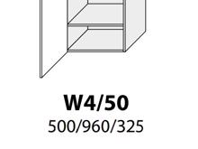 Fotogalerie W4/ 50 (50 cm), kuchyňské linky Platinum