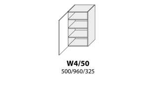 W4/ 50 (50 cm), kuchyňské linky Platinum