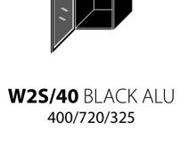 Fotogalerie W2S 40 Black Alu  (40 cm)