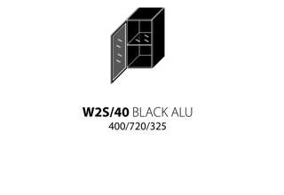 W2S 40 Black Alu  (40 cm)