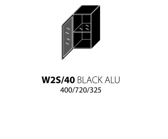 Fotogalerie W2S 40 Black Alu  (40 cm)