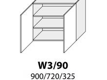 Fotogalerie W3/ 90 (90 cm), kuchyňské linky Platinum