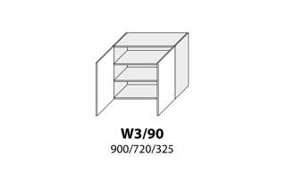 W3/ 90 (90 cm), kuchyňské linky Platinum