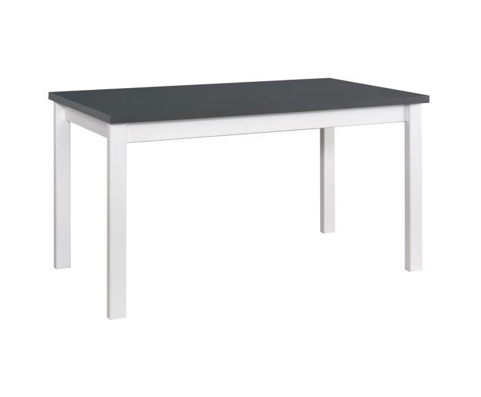 Vyobrazení podstavy v odstínu - bílá, deska stolu v odstínu - grafit