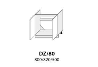 D8Z 80 (80 cm) spodní skříňka dřezová, kuchyňská linka Malmo