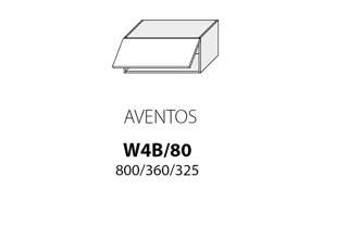 W4B/ 80 AVENTOS (80 cm), kuchyňské linky Platinum