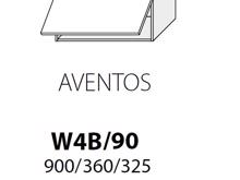 Fotogalerie W4B/ 90 AVENTOS (90 cm), kuchyňské linky Platinum