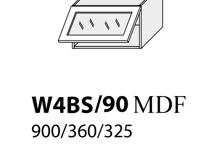 Fotogalerie Kuchyňská skříňka horní W4BS/90 MDF
