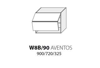 W8B/ 90 AV ( 90 cm), kuchyňské linky Platinum