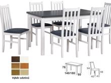 Fotogalerie Jídelní set - stůl Alba 2/ židle Bos10 výběr barev