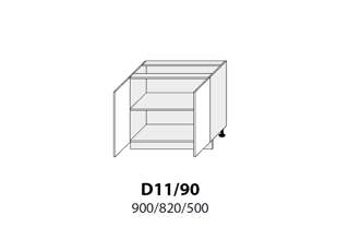D11 90 ( 90 cm), kuchyňské linky Platinum