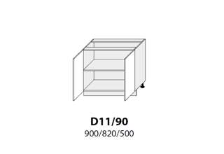 D11 90 (90 cm), kuchyňská linka Malmo