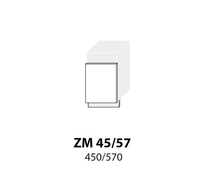 Fotogalerie ZM 57 45 ( 45 cm) dveře na myčku, kuchyňské linky Platinum