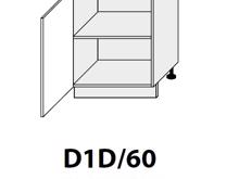 Fotogalerie D1D 60 (60 cm), kuchyňská linka Malmo