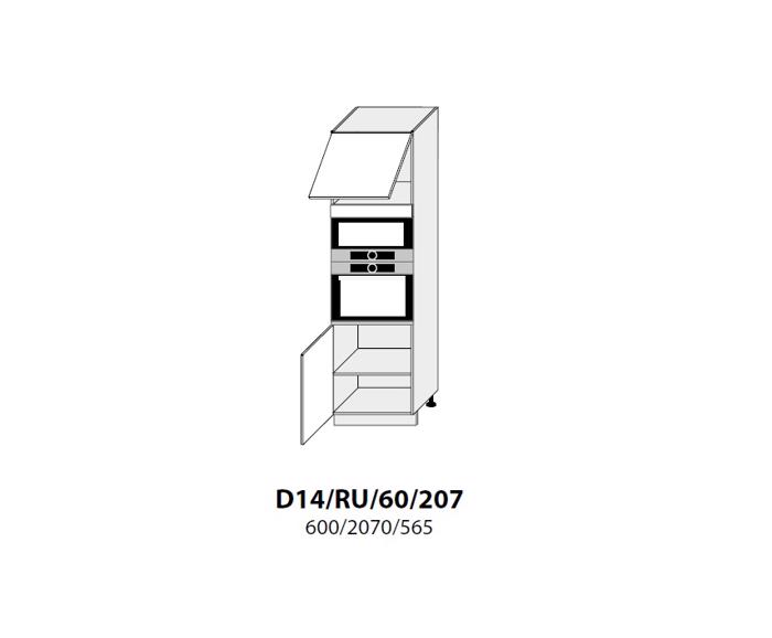Fotogalerie D14RU 60 (60 cm) skříňka pro vestavbu, kuchyňské linky Platinum
