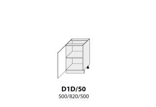 D1D 50 (50 cm), kuchyňská linka Malmo