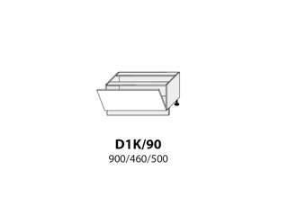 D1K 90 (90 cm), kuchyňské linky Platinum