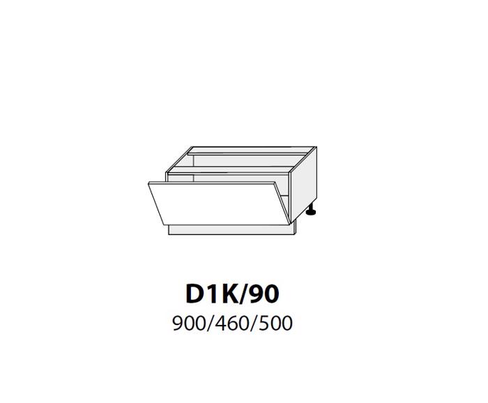 Fotogalerie D1K 90 (90 cm), kuchyňské linky Platinum