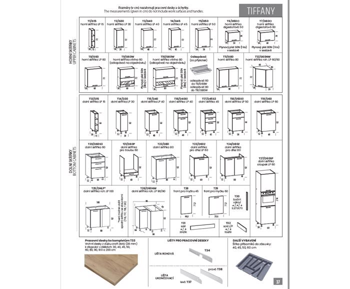 Fotogalerie Kuchyňská linka Tiffany