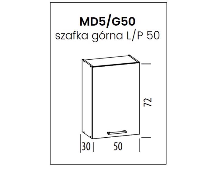 Fotogalerie MD5 (50 cm), kuchyňská linka Modena