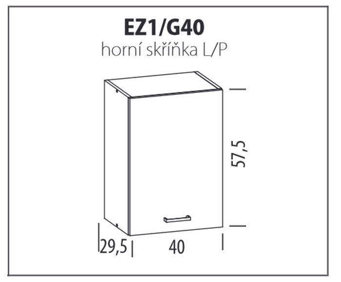 Fotogalerie EZ1 G40 (40 cm), kuchyňská linka Eliza