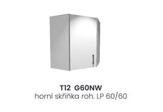 T12 G60NW (60 cm), Tiffany bílý lesk 