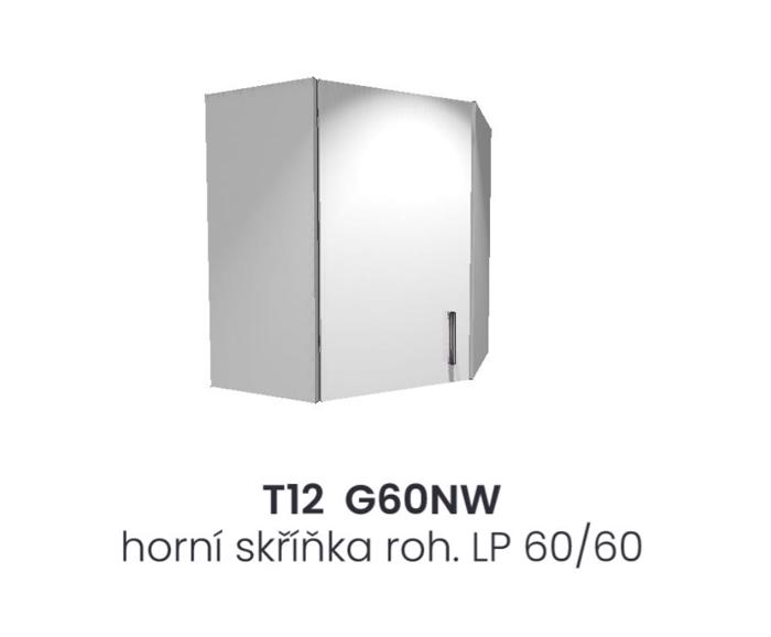 Fotogalerie T12 G60NW (60 cm), Tiffany bílý lesk 