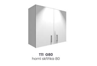 T11 G80 (80 cm), Tiffany bílý lesk