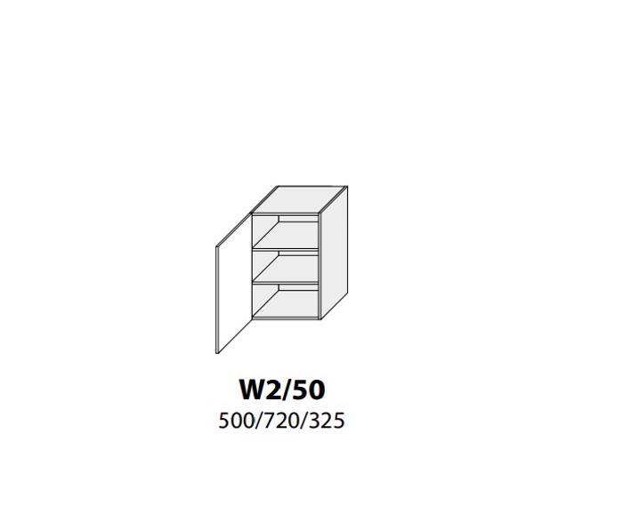 Fotogalerie W2/ 50 (50 cm), kuchyňské linky Platinum