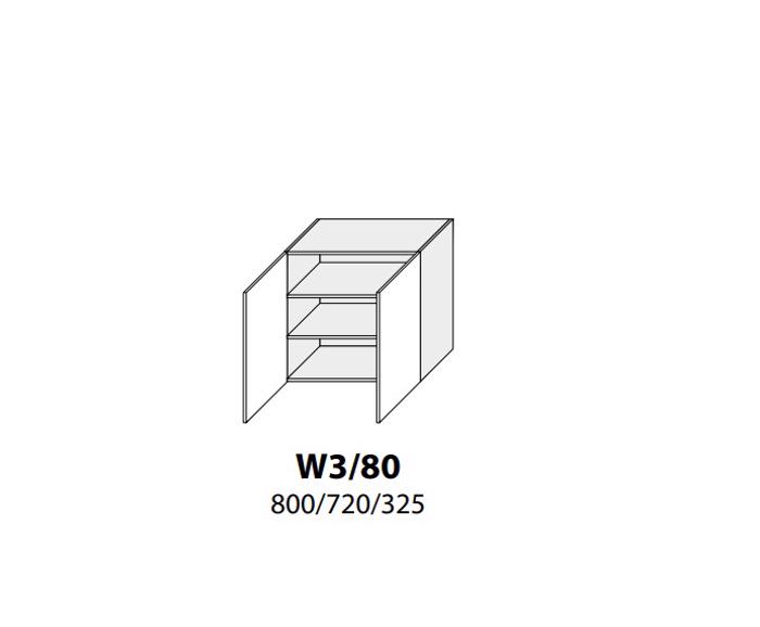 Fotogalerie W3/ 80 (80 cm), kuchyňské linky Platinum