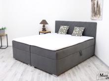 Fotogalerie Čalouněné lůžko Boxspring Royal New - potah Mono 247