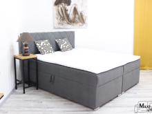 Fotogalerie Čalouněné lůžko Boxspring Royal New - potah Mono 247