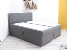 Fotogalerie Čalouněné lůžko Boxspring Royal New - potah Mono 247