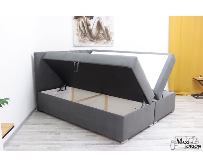 Čalouněná postel Boxspring Royal New, úložný prostor