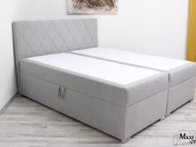 Fotogalerie Čalouněné lůžko Boxspring Royal New - potah Mono 244