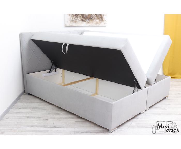 Čalouněné lůžko Boxspring Royal New, úložný prostor