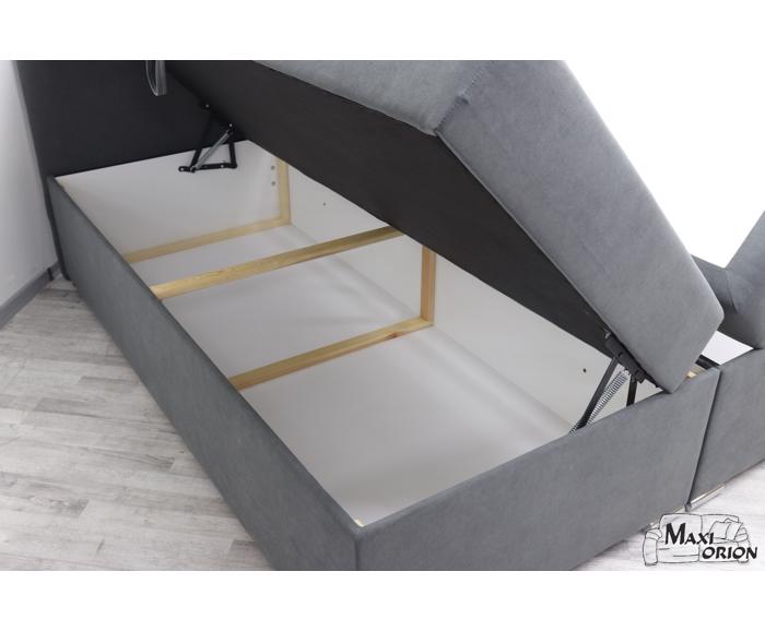 Čalouněné lůžko Boxspring Loft New, úložný prostor