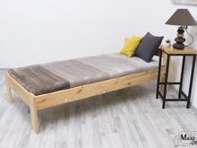 Fotogalerie Jednolůžková postel Milano: masivní borovicové dřevo - bez matrace