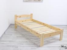Fotogalerie Jednolůžková postel Milano - masivní borovicové dřevo