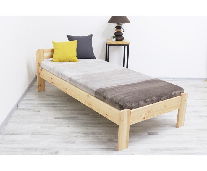 Jednolůžková postel Alex - borovicový masiv