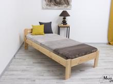 Fotogalerie Jednolůžková postel Alex - borovicový masiv - bez matrace