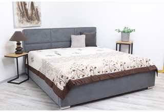 Čalouněná postel Cordoba 160x200 - Mono 246, bez matrace