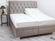 Fotogalerie Blanář - luxusní postel Kerstin 180x200 - béžový samet