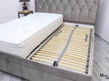 Fotogalerie Blanář - luxusní postel Kerstin 180x200 - béžový samet