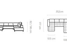 Fotogalerie Sedací souprava Focus XL ve tvaru U - AKCE