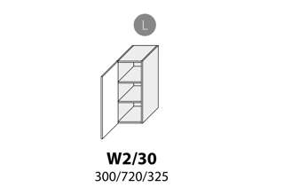 W2 30 L (30 cm), kuchyně Carrini