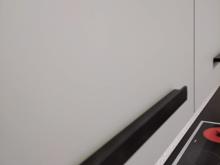 Fotogalerie D45 P/L (45 cm) BEIGE MAT(MDF) pravá, skříňka kuchyňské linky Langen